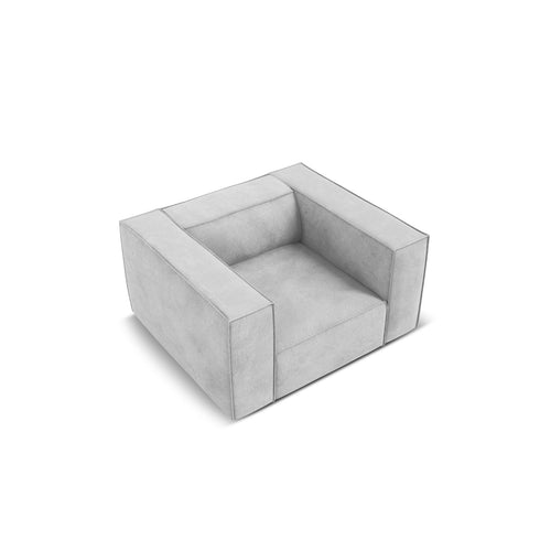 Cosmopolitan Design - Fauteuil Turin structurele stof geld - 95x113x68cm