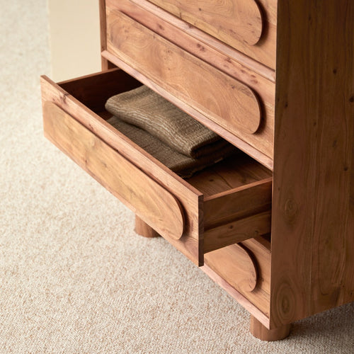 Tikamoon Ladekast van massief acacia - Naturel - vtwonen shop