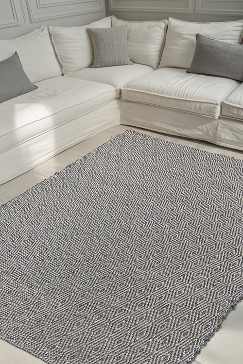 AFK Living vloerkleed Pessoa - handgemaakt - Katoen en gerecyclede vezels - 160 x 230 cm