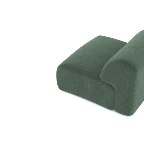 Sia Home - Fauteuils MYRA - Fluweel met structuur - Smaragdgroen - 75cm - vtwonen shop