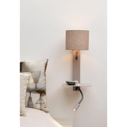 it's about RoMi wandlamp Florence - bruin - 24x24x52cm - vtwonen shop