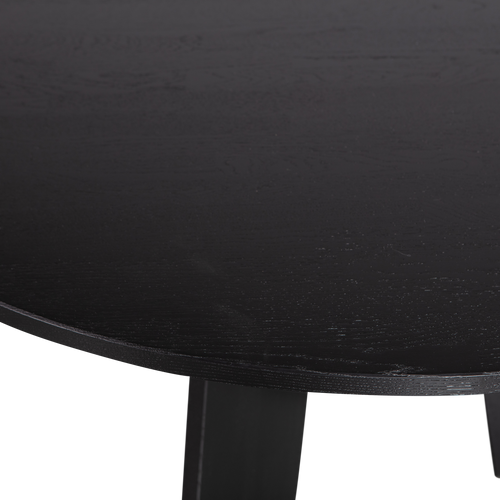 WOOOD eettafel Fries - Eiken - Blacknight - 75x129x129 - vtwonen shop