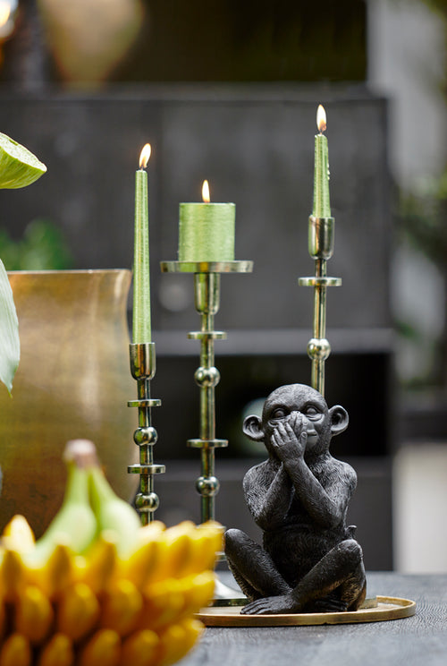 Light & Living kandelaar YAIRA - Ø12x31cm - groen - vtwonen shop