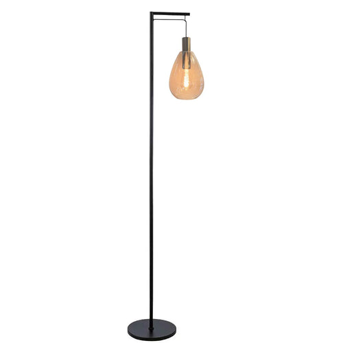 Freelight vloerlamp Dorato - 1 lichts - 28  x 169   cm - zwart goud - vtwonen shop