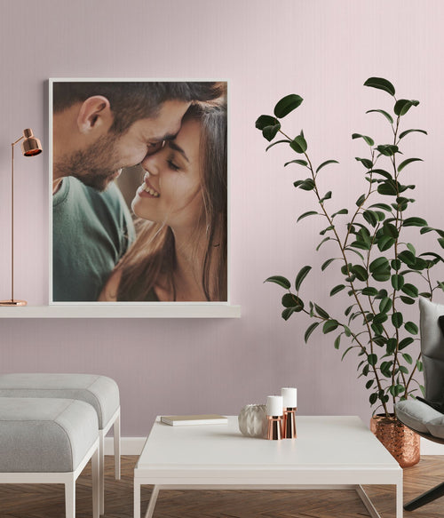 A.S. Création behang effen roze - 53 cm x 10.05 m - AS-380984