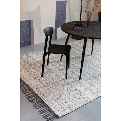 Housecraft Living Clive Tuinstoel/ Eetkamerstoelen Zwart - Set van 4