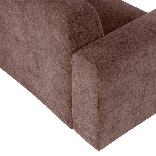 WOOOD 3-zits bank slub Umina - Chenille - Oudroze
