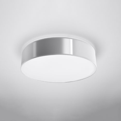 Sollux Lighting Plafondlamp ARENA 55 grijs - 55x55x11cm