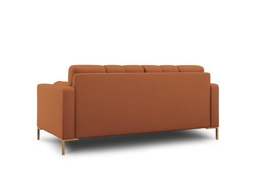 Cosmopolitan Design Bank Bali 2-zits, structurele stof, baksteen - 96x152x75cm