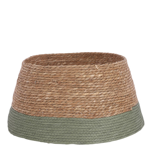 House of Seasons Kerstboomrok - H26 x Ø50 cm - Zeegras - Groen