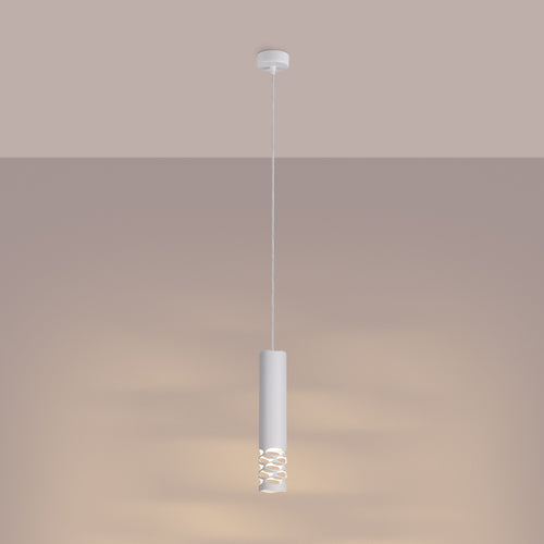 Sollux Lighting Hanglamp LIRO 1 wit - 8x8x125cm