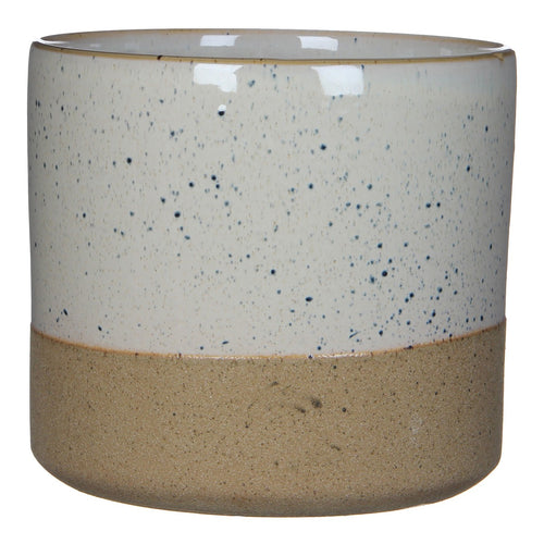 Mica Decorations Lago Bloempot - H18 x Ø21 cm - Wit