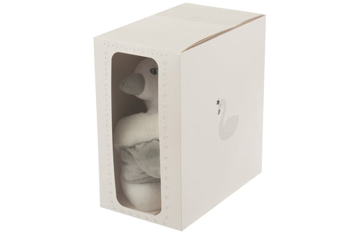 J-Line speelmat Zwaan - polyester - wit/grijs/zilver - vtwonen shop