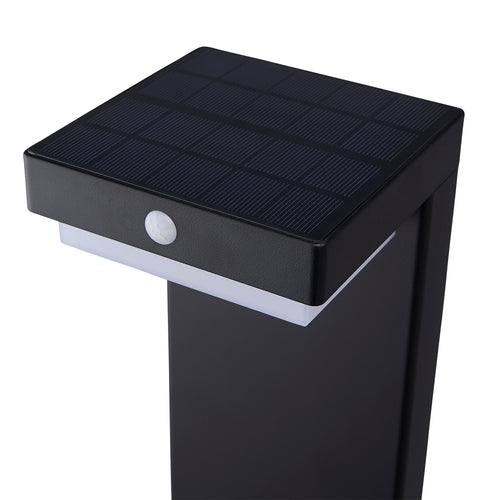 Lighto | Lantaarn zwart solar voor buiten 50 cm | Oplaadbaar | Werkt op zonne-energie - vtwonen shop