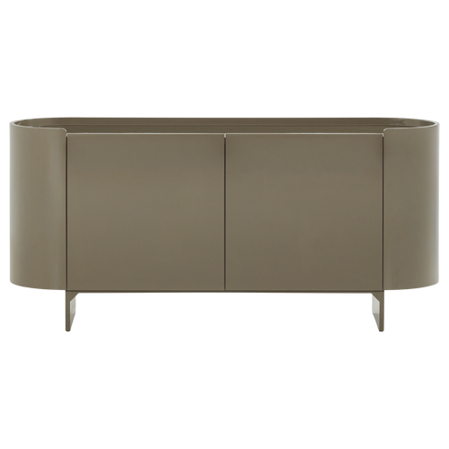 WOOOD tv meubel 160 cm Liora - Hout - Hoogglans Groen - 75x160x45