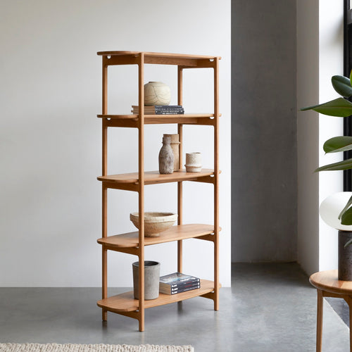 Tikamoon Massief eiken wandrek - Naturel - vtwonen shop