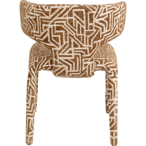 Kare Design Stoel Tobi Maze bruin