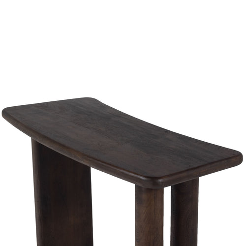 Giga Meubel Sidetable Rumi - Bruin Mangohout - 113x44x76cm