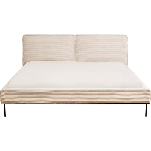 Kare Design Bed East Side Cord - creme - 160x200cm - vtwonen shop