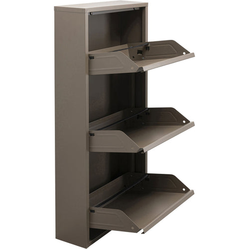 Kare Design Schoenenkast Caruso - taupe - 3 laden