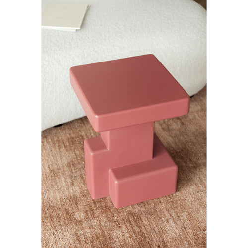 Housecraft Living Blast Bijzettafel Vierkant Marsala Rood