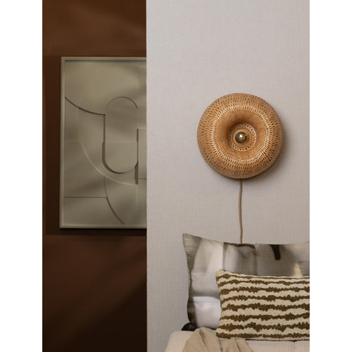 GOOD&MOJO wandlamp BARBADOS - bruin - Ø35cm