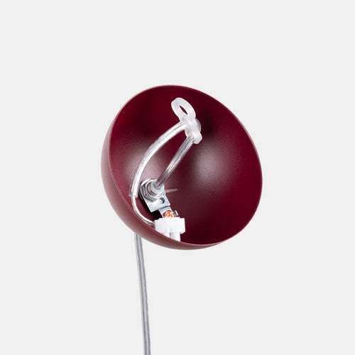 Sollux Lighting Hanglamp UGO 40 bordeaux - 40x40x130cm