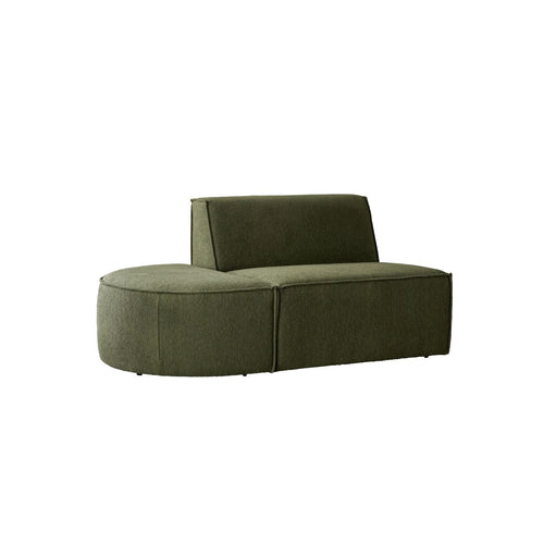 Tikamoon Modulaire loungefauteuil in van groene stof - Groen