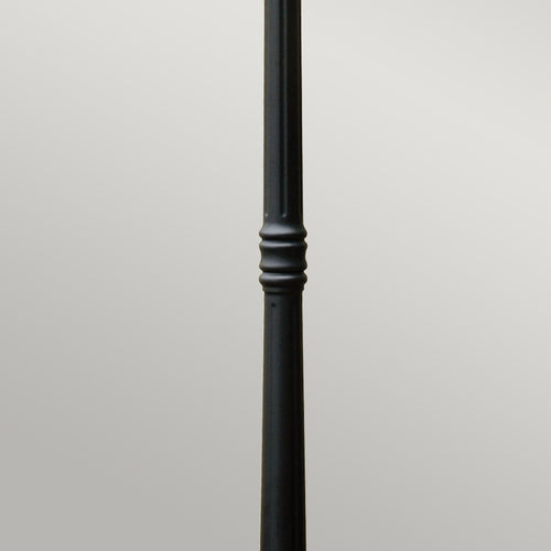 Elsteadbury - 1 Lichts Buitenlamp Mast Zwart IP44, E27