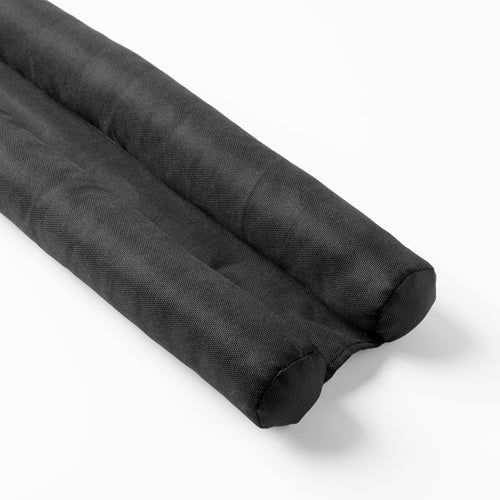 TITO - tochtrol 80x16x5 cm - dubbele tochtstopper - Raven - zwart - vtwonen shop