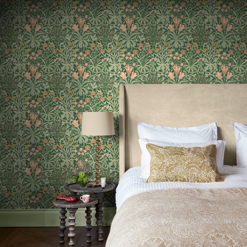William Morris at Home Vliesbehang - Woodland Weeds Forest
