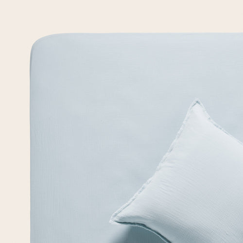 Madura Hoeslaken Lou baby blauw 70x140 cm