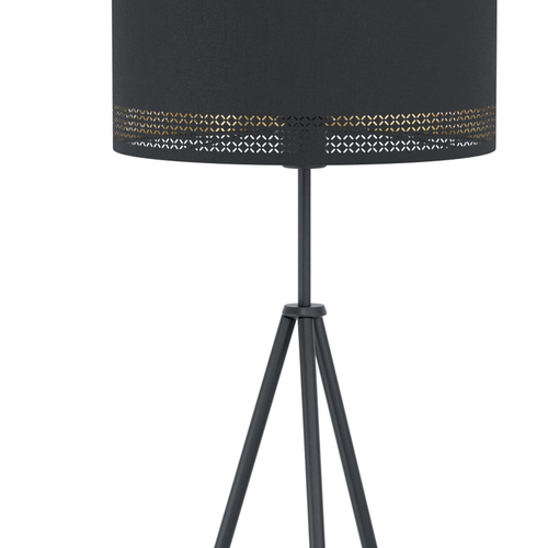 EGLO  staande lamp Esteperra - e27 - 140,5 cm - zwart - vtwonen shop
