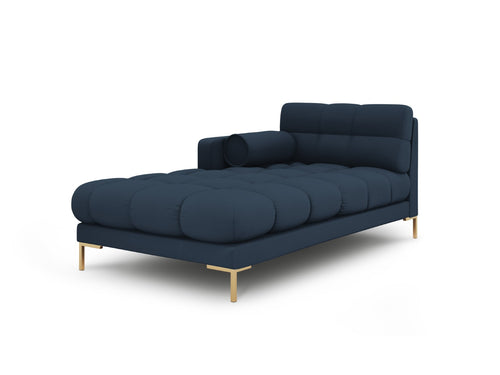 Cosmopolitan Design linker meridiaan Bali structurele stof, blauw - 185x102x75cm