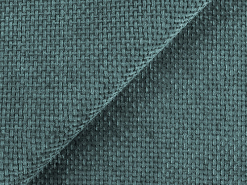LaMiaSofa Poef Sanremo - chenille stof - jeans - 95x95x41