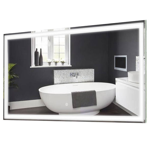 LOMAZOO badkamerspiegel Memphis - met LED verlichting - rechthoekig - 120 x 60 cm