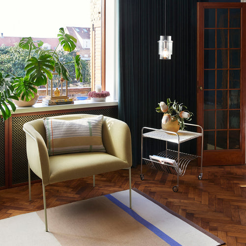 Hübsch vazen Molecule - glas - ø20xh19, ø15xh30cm - vtwonen shop