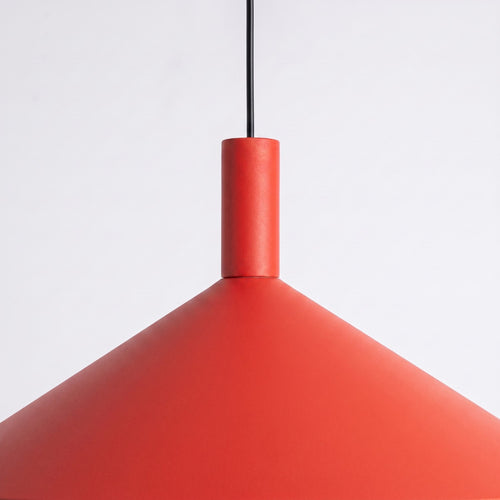 Sollux Lighting Hanglamp NOX 40 rood - 40x40x135cm