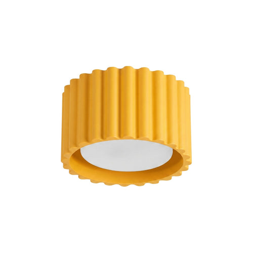 Sollux Lighting Plafondlamp AURA 1 geel Gx53 - 10x10x6cm