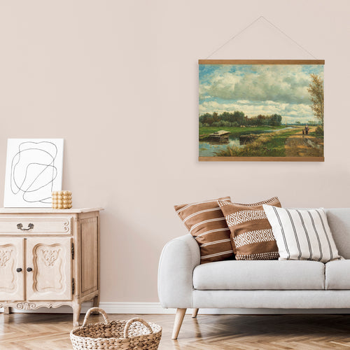 Art for the Home Hangende Poster Linnen - Hollands Landschap - 60x80cm - vtwonen shop