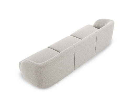 Micadoni Bank Miley 3-zits, structurele stof geld - 90x255x70cm