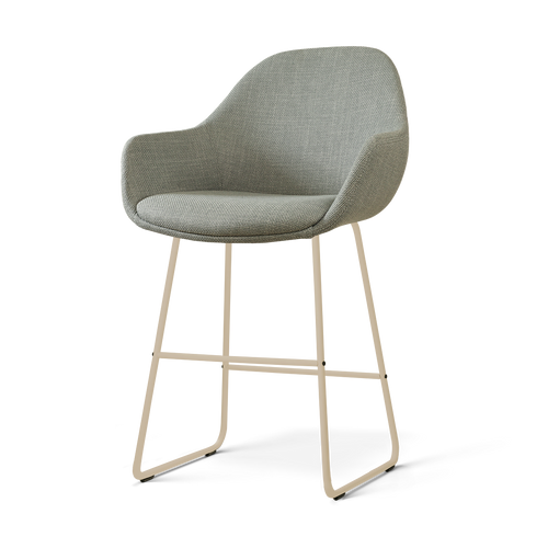 Nolon Nino-Mae barkruk saliegroen - beige onderstel - 65 cm