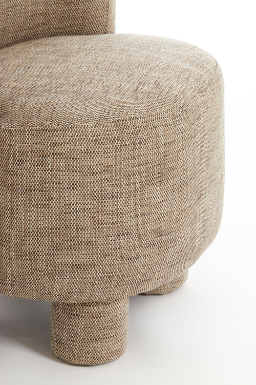 Light & Living stoel KAMOVA - Ø65x78cm - bruin - vtwonen shop