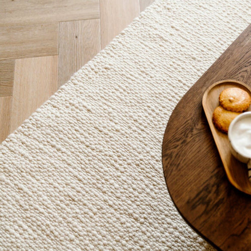 Mrcarpet Wollen vloerkleed ivoor Pebble 160x230cm