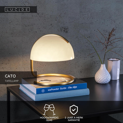 Lucide tafellamp CATO - 1xE27 - Wit