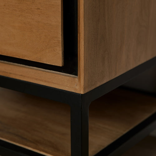 StarFurn Nachtkastje RichWood - Bruin Hout - 45x40x53cm - vtwonen shop