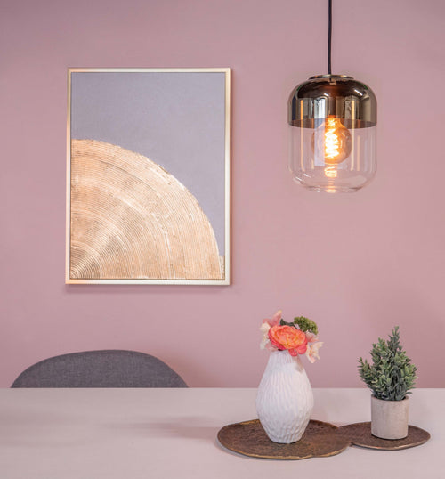 EGLO hanglamp Maryvilla - e27 - ø 17 cm - goud/zwart