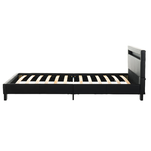 Home Deluxe LED bed ASTRO zwart 90 x 200 cm - vtwonen shop