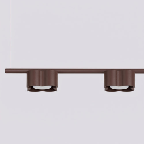 Sollux Lighting Kroonluchter OVIO 4 bruin Gx53 - 122x12x208cm