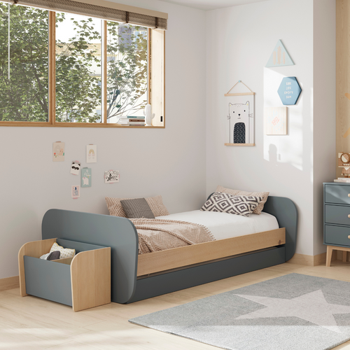 Calicosy - SIMON Bed - Eiken - 102x205,4x65 cm